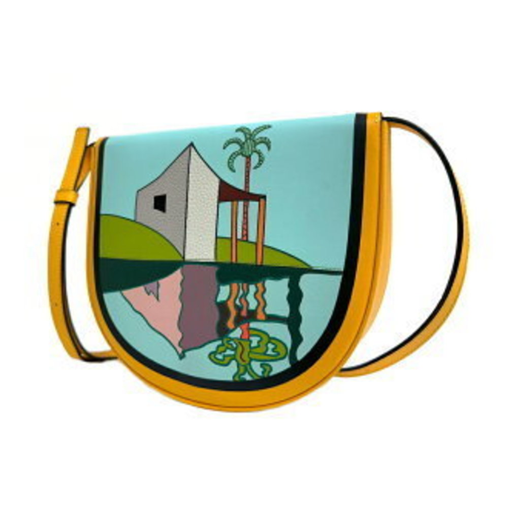 LOEWE Ken Price La Palme Heel Bag Shoulder Pochette Belt Crossbody - Picture 2 of 9